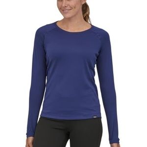 Patagonia Women's Long Sleeve Tee - Navy Blue